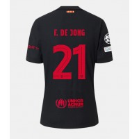 Camisa de Futebol Barcelona Frenkie de Jong #21 Equipamento Secundário 2024-25 Manga Curta